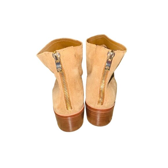 Antonio Melani Womens Genuine Camel Suede Leather Boho Western Ankle Boots 9M - Picture 7 of 13